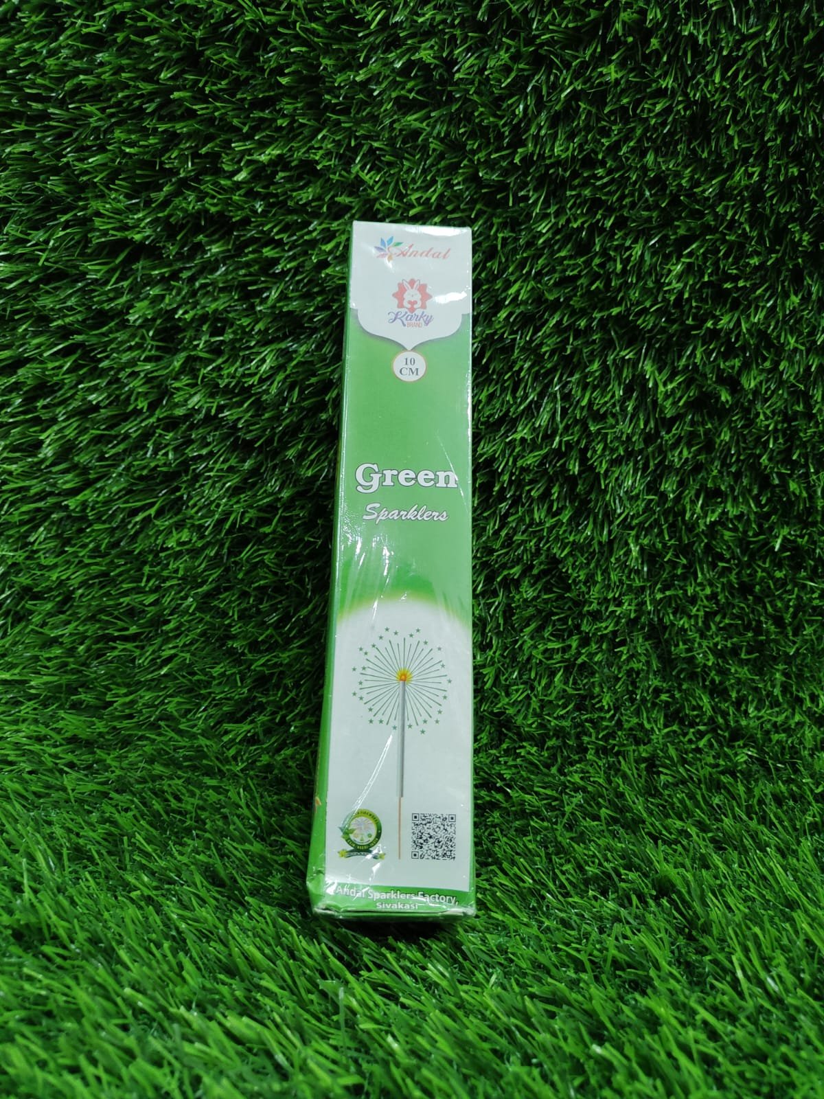 10cm GREEN SPARKLERS (10 Pieces)