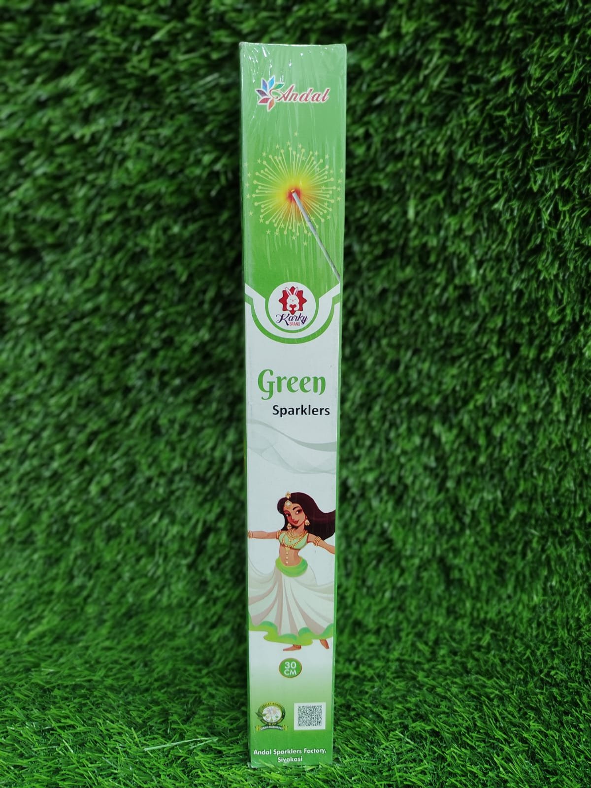 30cm GREEN SPARKLERS (5 Pieces)