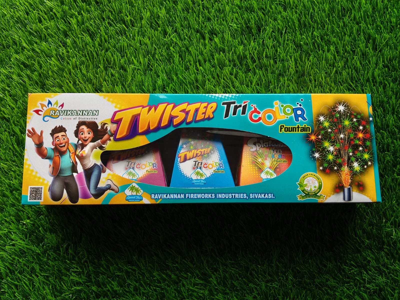 TWISTER TRI COLOUR(5 PIECES)